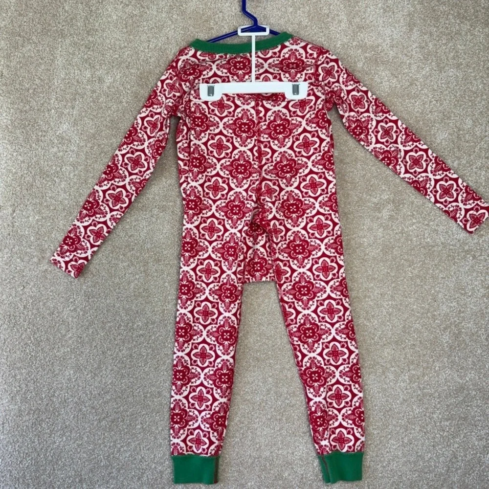 Hanna Andersson Christmas Pajama Set pjs Size 6-7 120cm Long‎ Sleeve Pants
